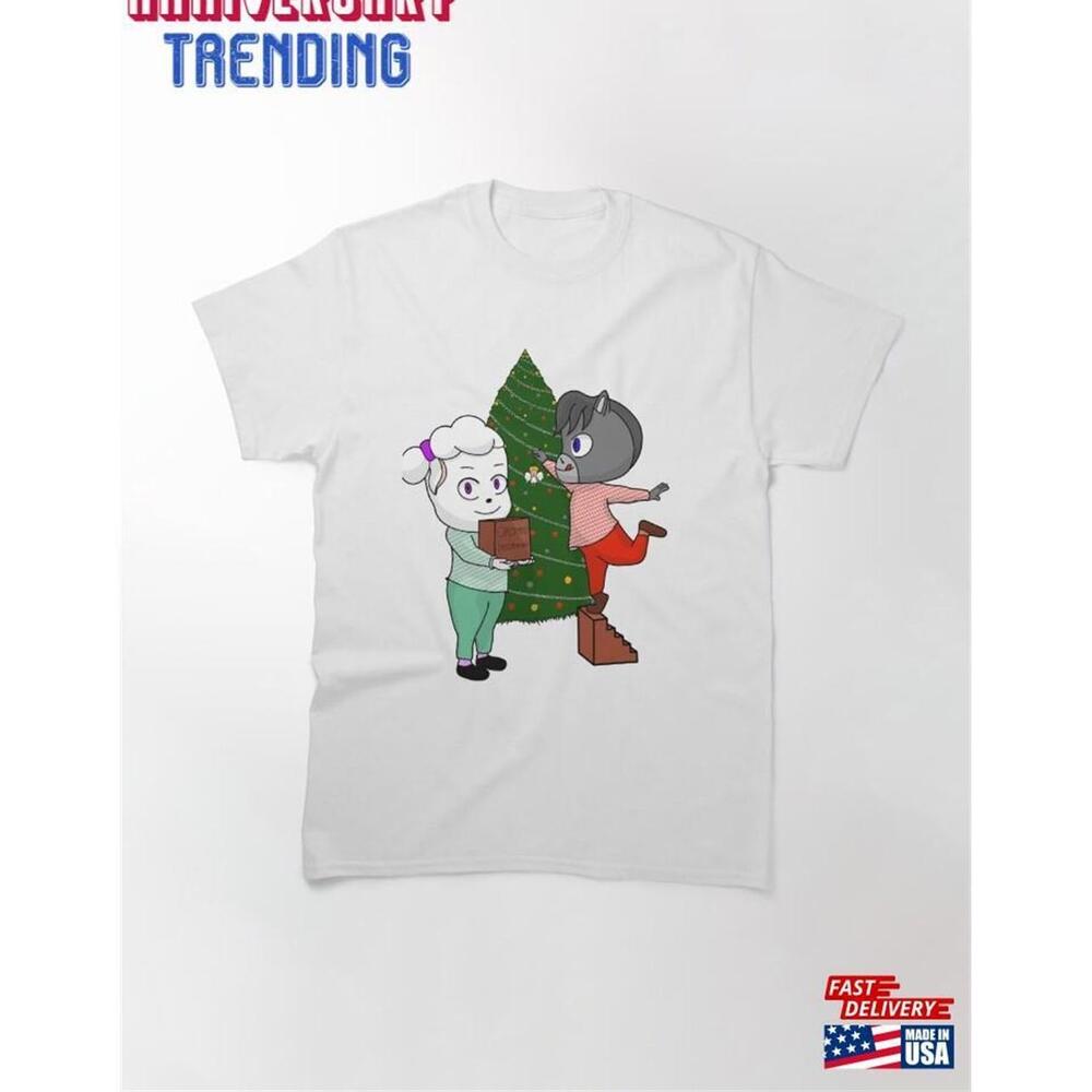Lulu And Colt Getting Ready For Christmas Classic Tshirt Unisex